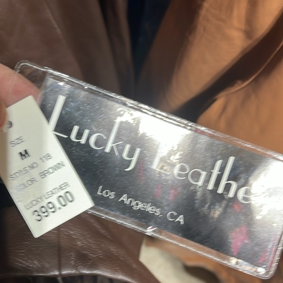 Genuine Leather Jacket 2 Button Sport Coat Bkazer New With Tags sizes S-2XL - Picture 7 of 8